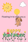 Puppy Birthday card