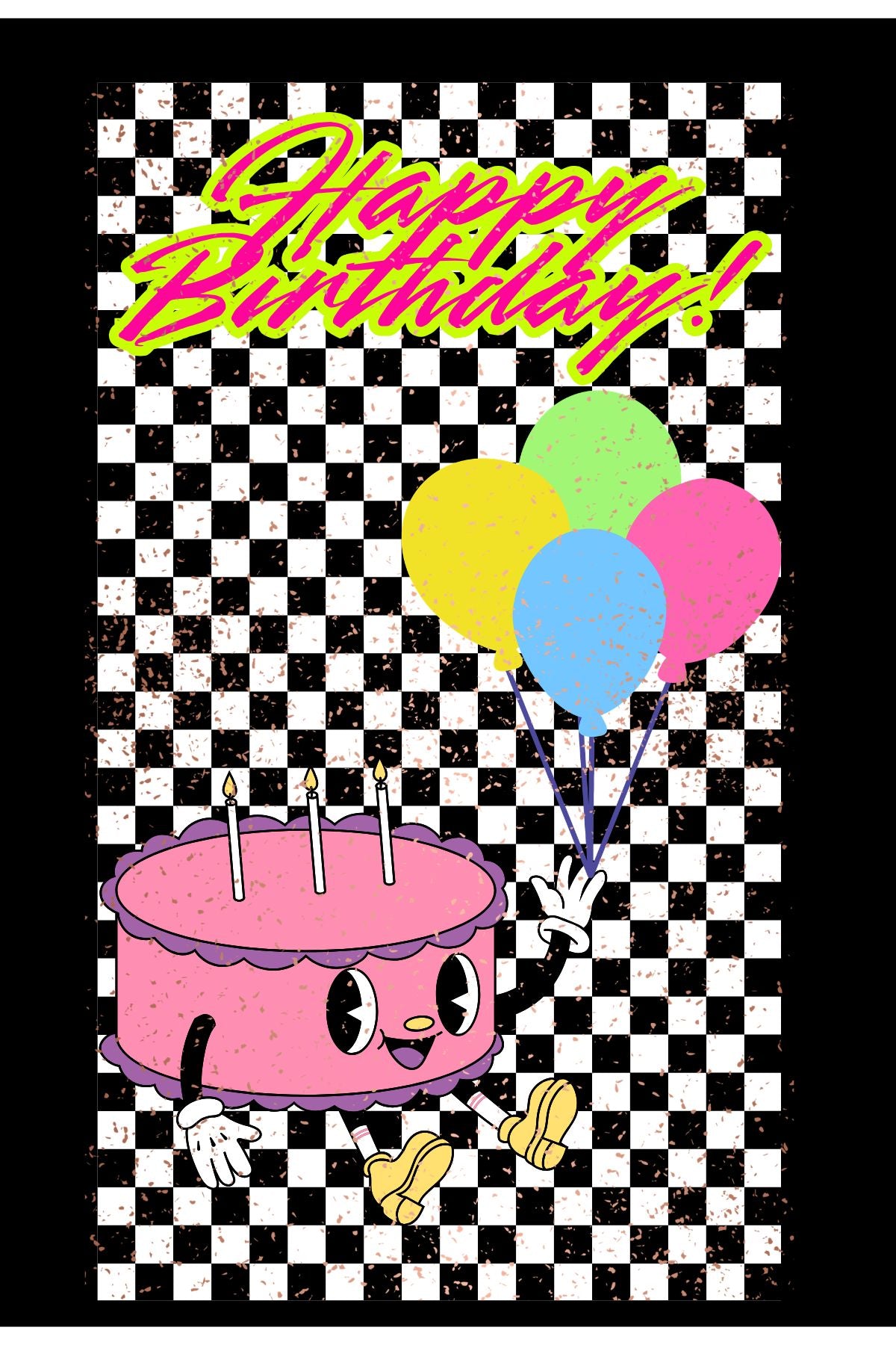 Retro Birthday card