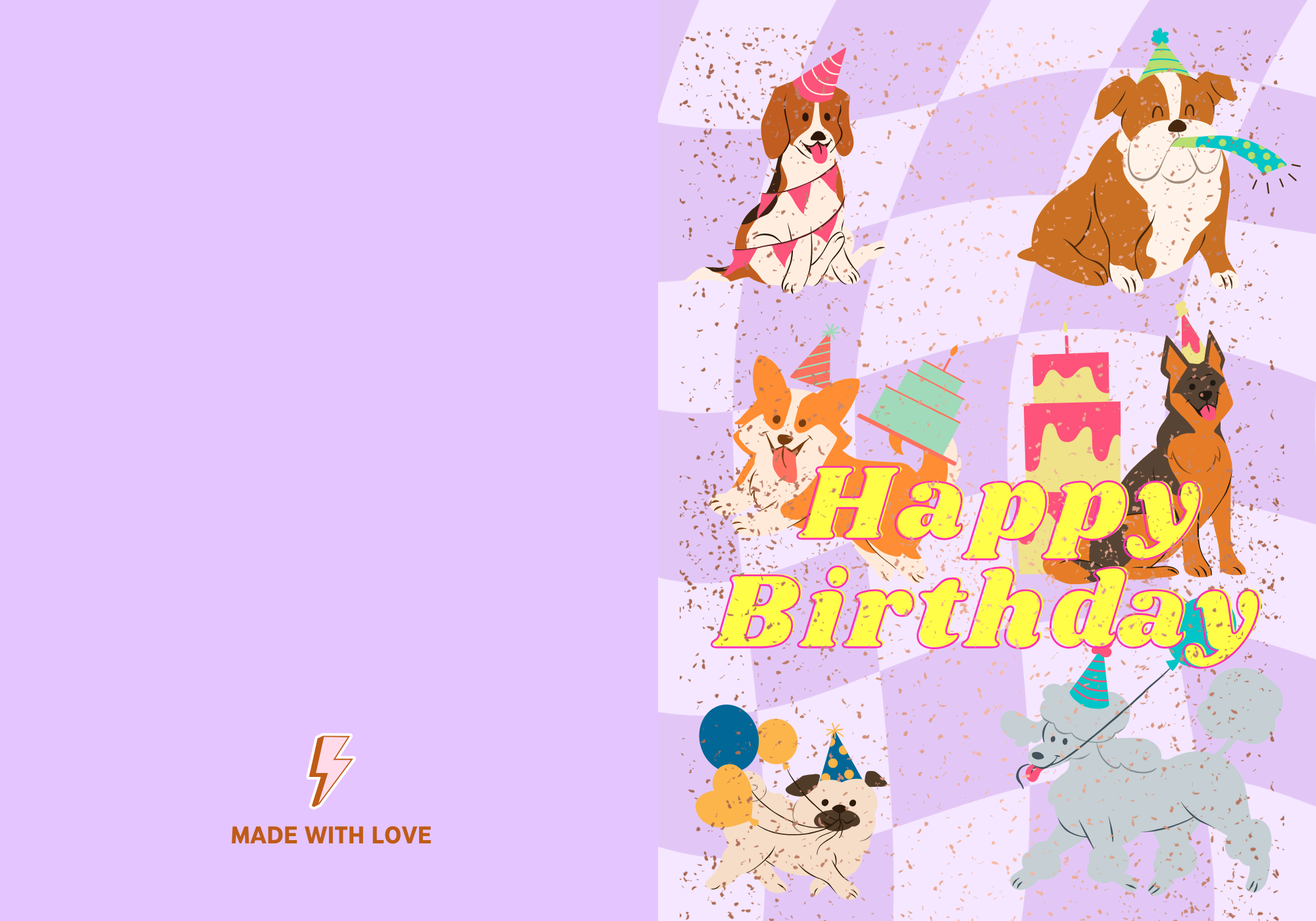 Dog Birthday card