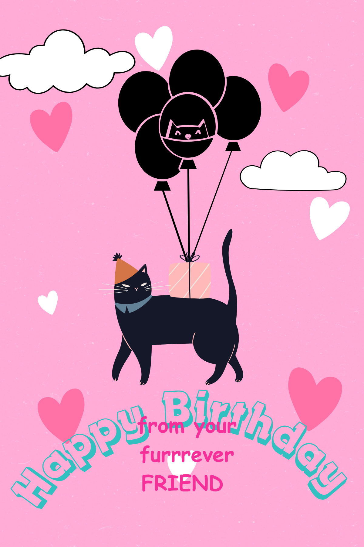 Birthday card from your fur baby