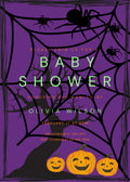 Halloween baby shower invitation