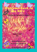 90’s Birthday invitation
